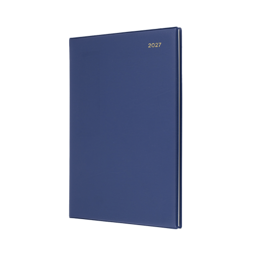 2027 Calendar Year Diary/Planner - 12 Month A4 Week to View - PVC Cover - Collins Belmont Range