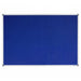 Visionchart Corporate Felt Pinboard 1500 x 900mm Standard Frame Blue