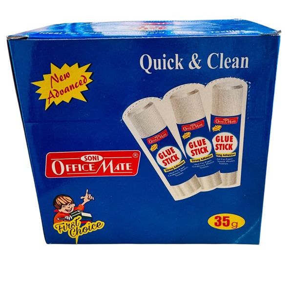 Officemate Glue Stick – 35g (Pack of 12)