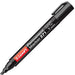 Luxor Permanent Marker 271, Black, Chisel Point