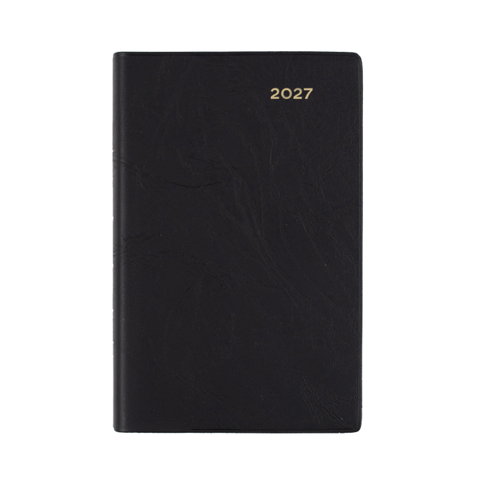 2027 Calendar Year Diary/Planner - 12 Month B7R Week to View - PVC Cover - Collins Belmont Range