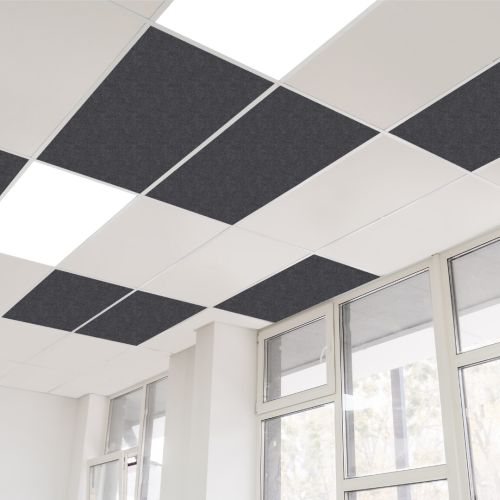 SANA Acoustic Ceiling Tile 1195 x 595 x 12mm Shadow Pack of 8