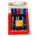 Luxor Permanent Marker 350 – Bullet Tip, Pack of 5 (4+1 Value Pack)