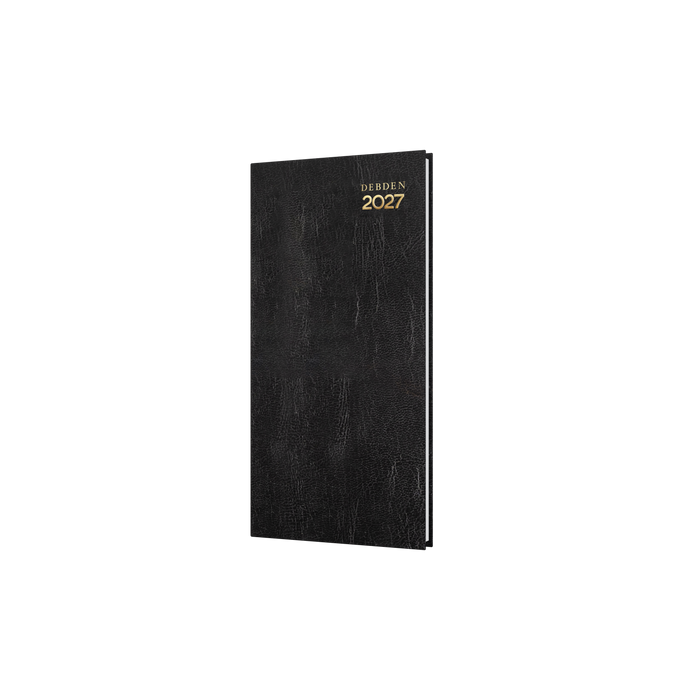 2027 Calendar Year Diary/Planner - 12 Month B6/7 Slimline Week to View - Hard Cover - Collins Kyoto