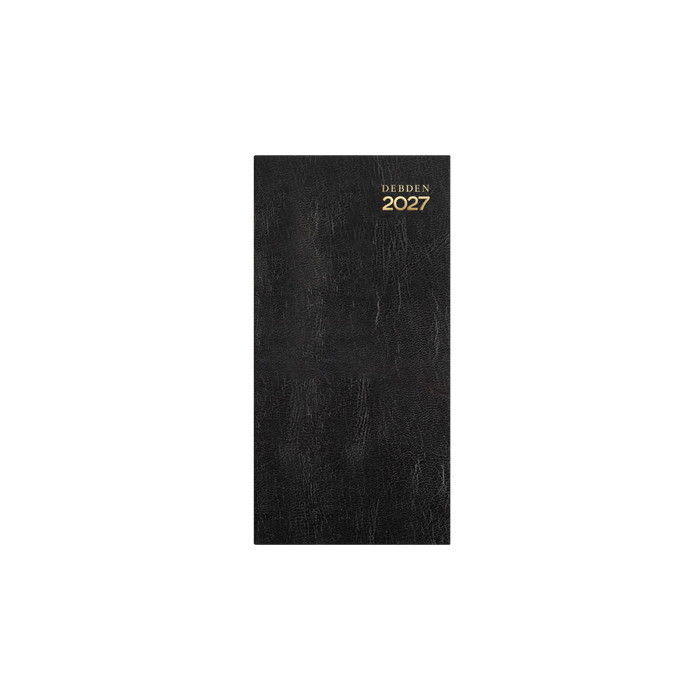 2027 Calendar Year Diary/Planner - 12 Month B6/7 Slimline Week to View - Hard Cover - Collins Kyoto
