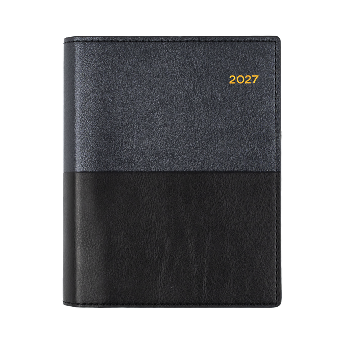 2027 Calendar Year Diary/Planner - 12 Month A6 Week to View - Soft PU Cover - Collins Vanessa Range
