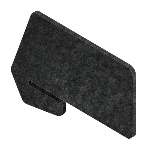 SANA Slide On Acoustic Desk Divider Incline Shadow