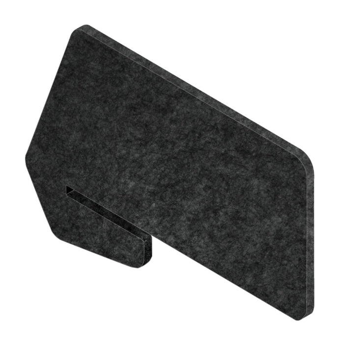 SANA Slide On Acoustic Desk Divider Incline Shadow