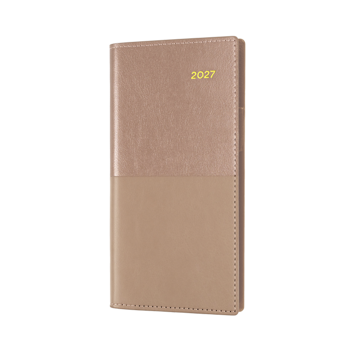2027 Calendar Year Diary/Planner - 12 Month B6/7 Week to View (Landscape) - Soft PU Cover - Collins