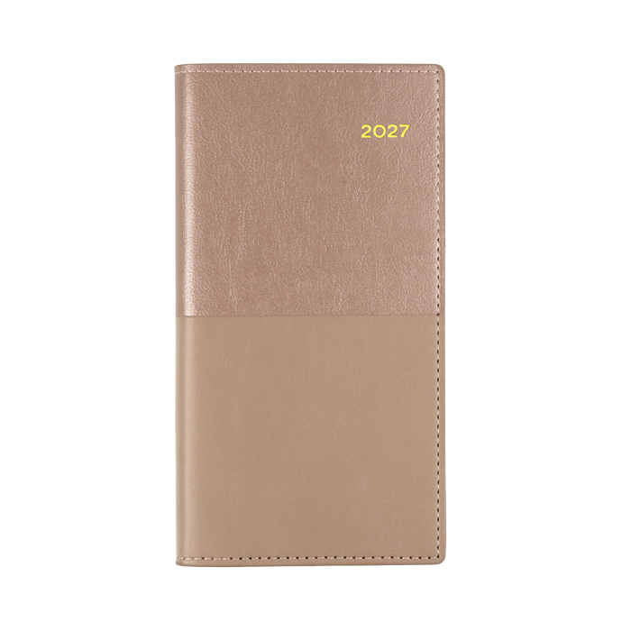2027 Calendar Year Diary/Planner - 12 Month B6/7 Week to View (Landscape) - Soft PU Cover - Collins