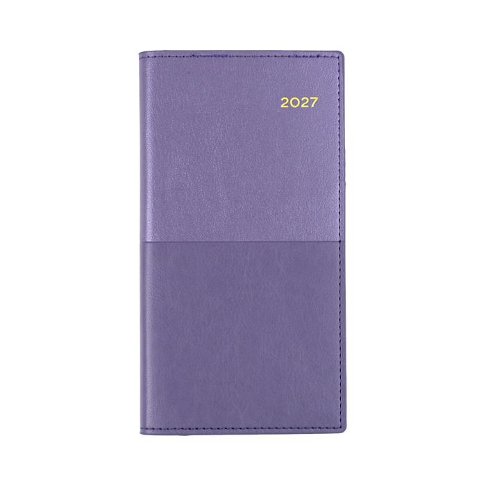 2027 Calendar Year Diary/Planner - 12 Month B6/7 Week to View (Landscape) - Soft PU Cover - Collins