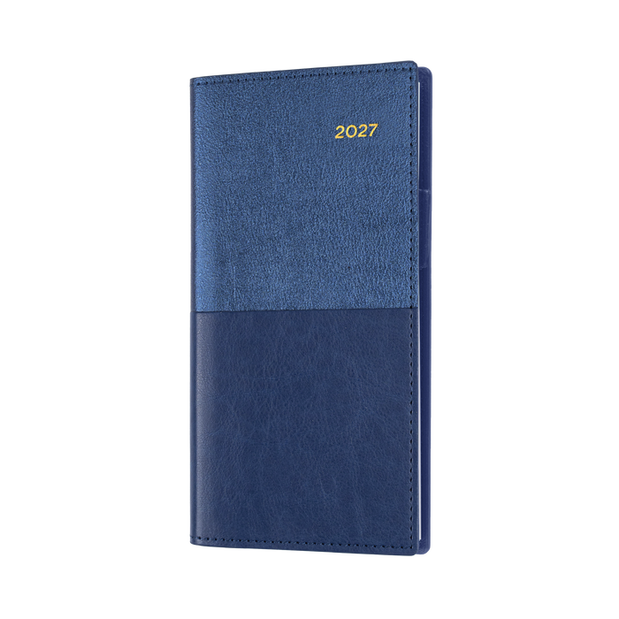 2027 Calendar Year Diary/Planner - 12 Month B6/7 Week to View (Landscape) - Soft PU Cover - Collins
