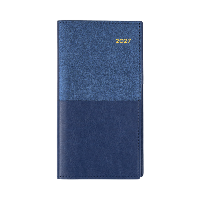 Collins Vanessa 2027 Diary B6/7 Week to View Landscape – Soft PU Cover