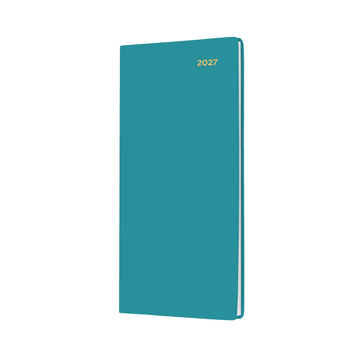 2027 Calendar Year Diary/Planner - 12 Month B6/7 Slimline Week to View - PVC Cover - Collins