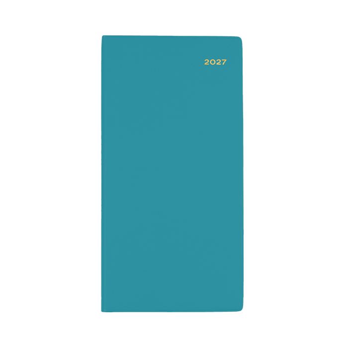 2027 Calendar Year Diary/Planner - 12 Month B6/7 Slimline Week to View - PVC Cover - Collins