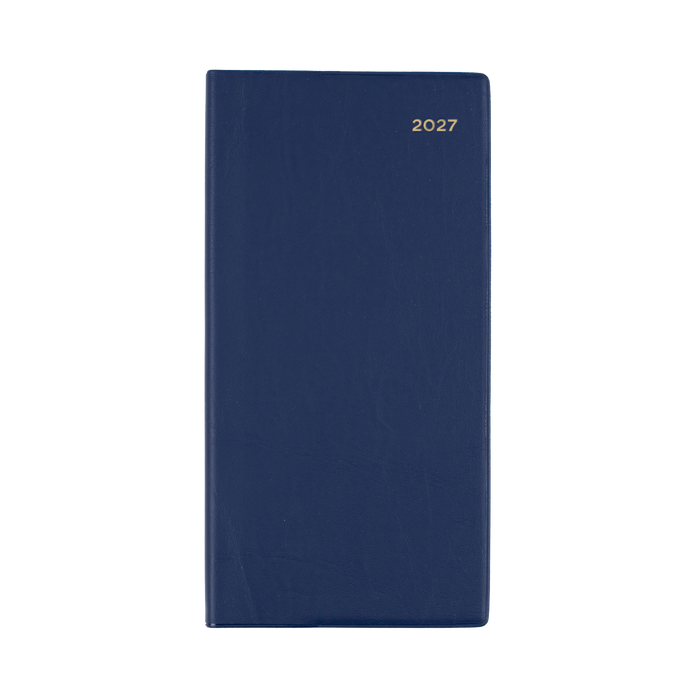 2027 Calendar Year Diary/Planner - 12 Month B6/7 Slimline Week to View - PVC Cover - Collins Belmont Range
