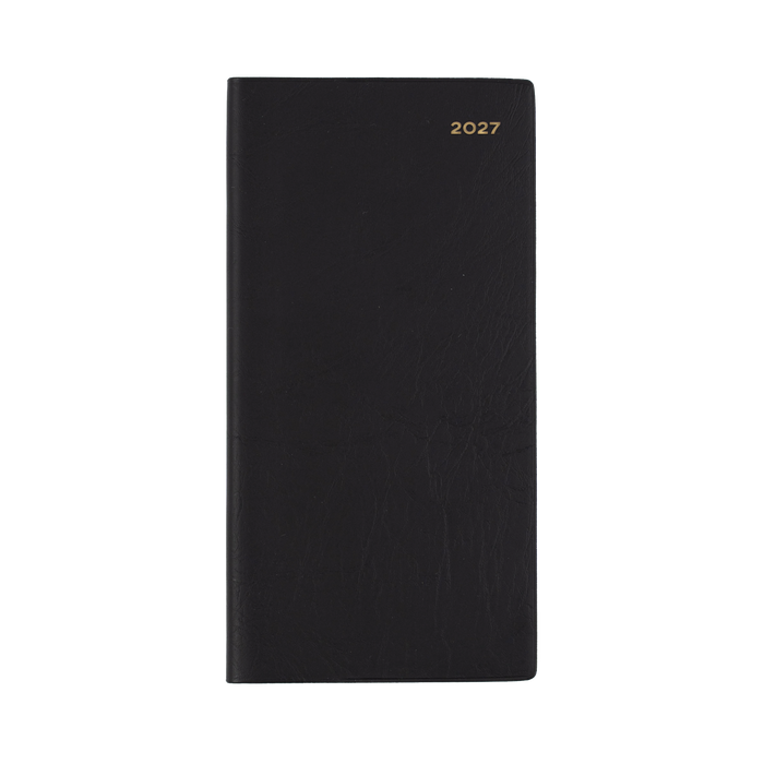 2027 Calendar Year Diary/Planner - 12 Month B6/7 Slimline Week to View - PVC Cover - Collins Belmont Range