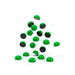 Vista Magnetic Buttons 20mm Pack of 10 Green VWMAG20G