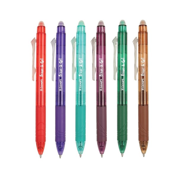Luxor Erase-A-Gel Pen 0.7mm – Pack of 12