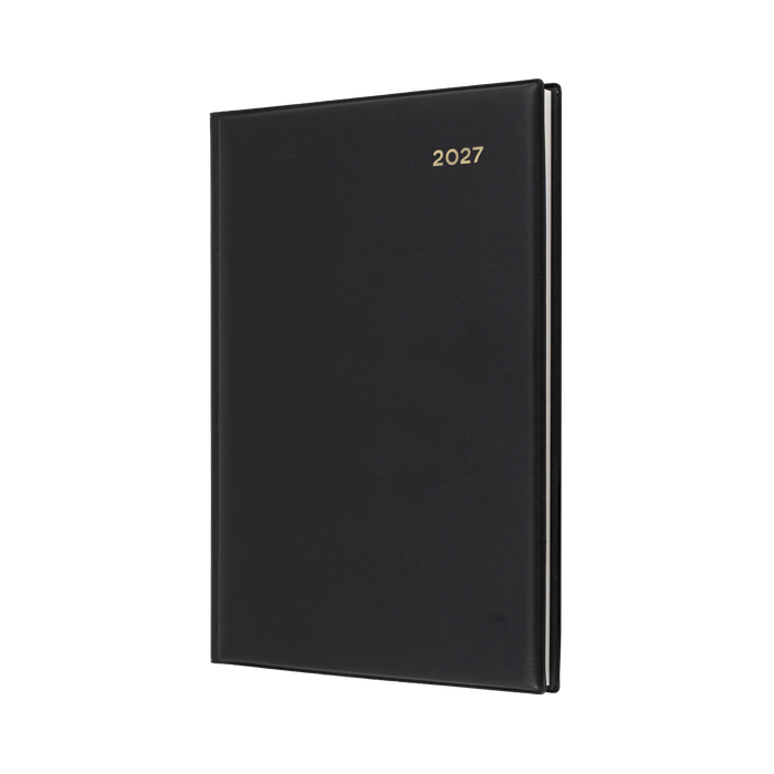 2027 Calendar Year Diary/Planner - 12 Month A5 Week to View - PVC Cover - Collins Belmont Range
