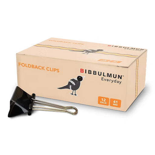 Bibbulmun Foldback Clips 41mm – Pack of 12