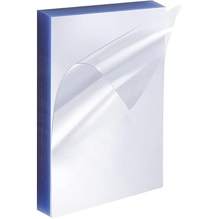 BIBBULMUN A4 Binding Covers – Clear 200 Micron (Pack of 100)