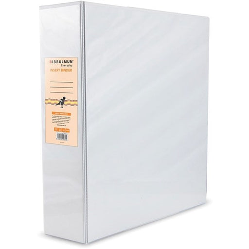 Bibbulmun Insert Binder A4 3D Ring 50mm White
