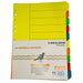 Bibbulmun A4 Manila Dividers – 10 Tabs – Bright Colours