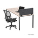 SANA Serenity Desk Screen 24mm Above Desk 740 x 400mm