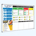 Visionchart Printed Magnetic Whiteboard 1800 x 900mm Standard Frame PVB1890
