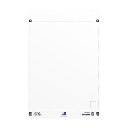 Oxford Scribzee Compatible Smart Chart Flipchart 20 Sheets 650 x 980