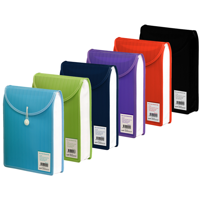 Bantex Top Load Attache File A4 Violet