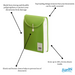 Bantex Top Load Attache File A4 Green