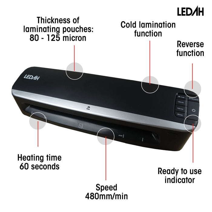 Ledah 100 A3 Laminator