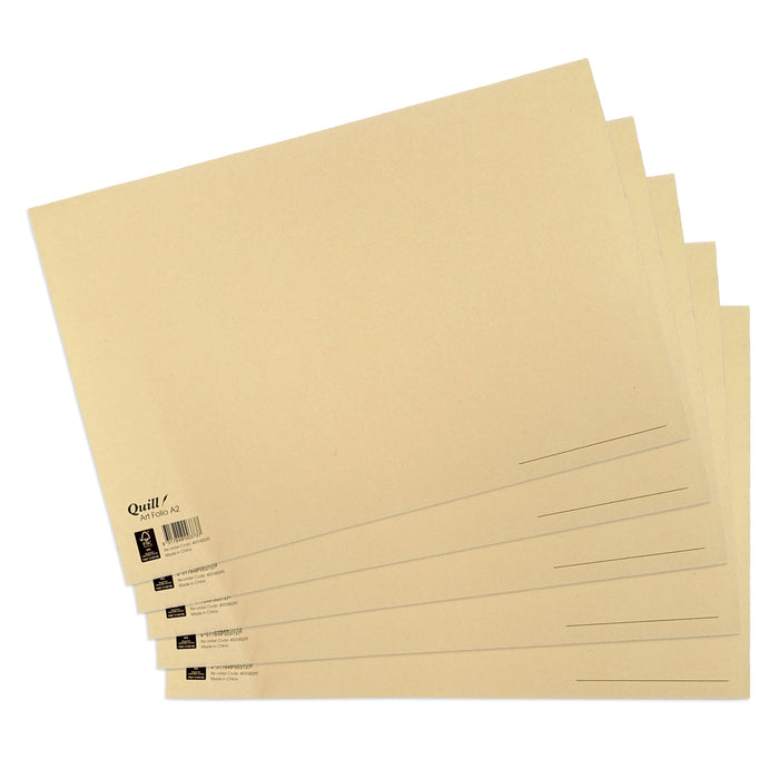 Quill Kraft Folio with Flap A2