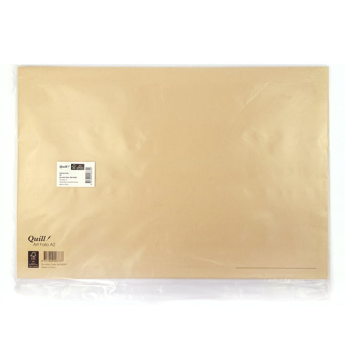 Quill Kraft Folio with Flap A2