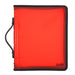 Bantex Translucent Zipper Binder PP A4 3O Ring 25mm Red