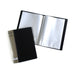 Quill Display Books Fixed PP A5 20 Pockets Portrait Black