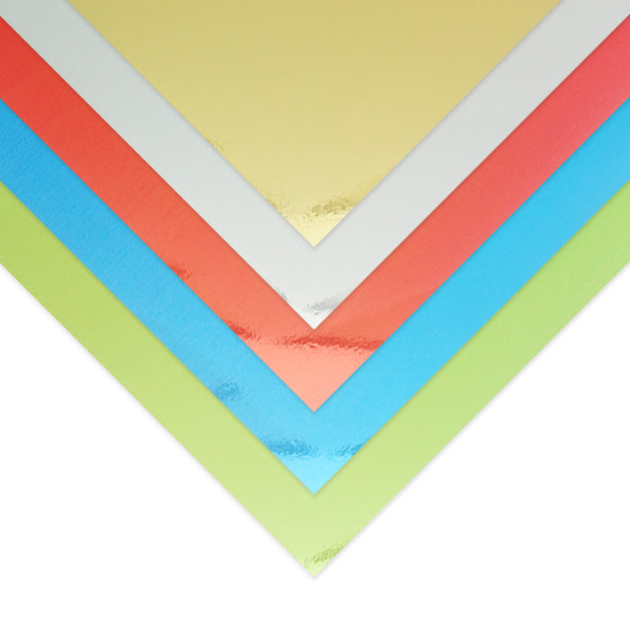 Quill Foil Board A3 Pack 5 Assorted