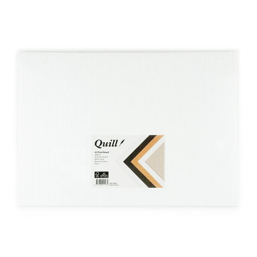 Quill Flute Matte Board A3 Pack 5 Assorted