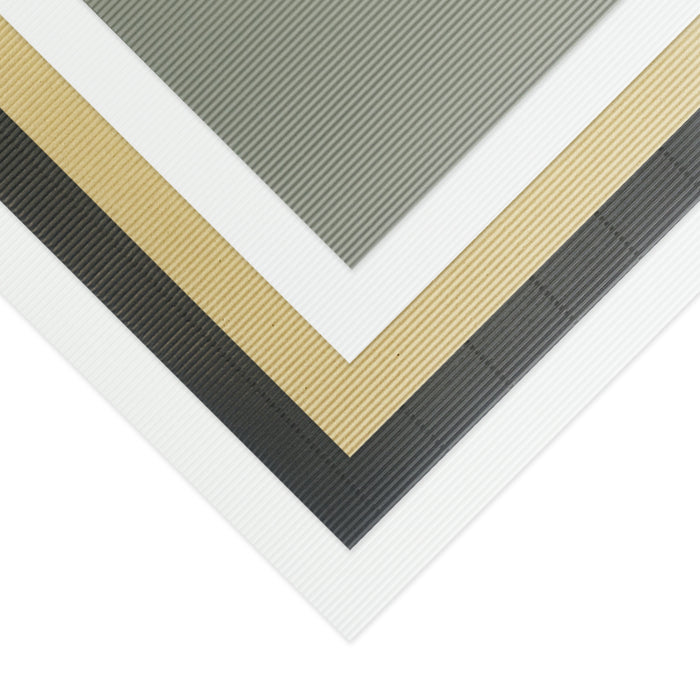 Quill Flute Matte Board A3 Pack 5 Assorted