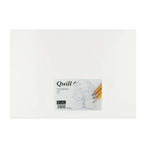 Quill Cartridge Paper A3 Pack 5 White