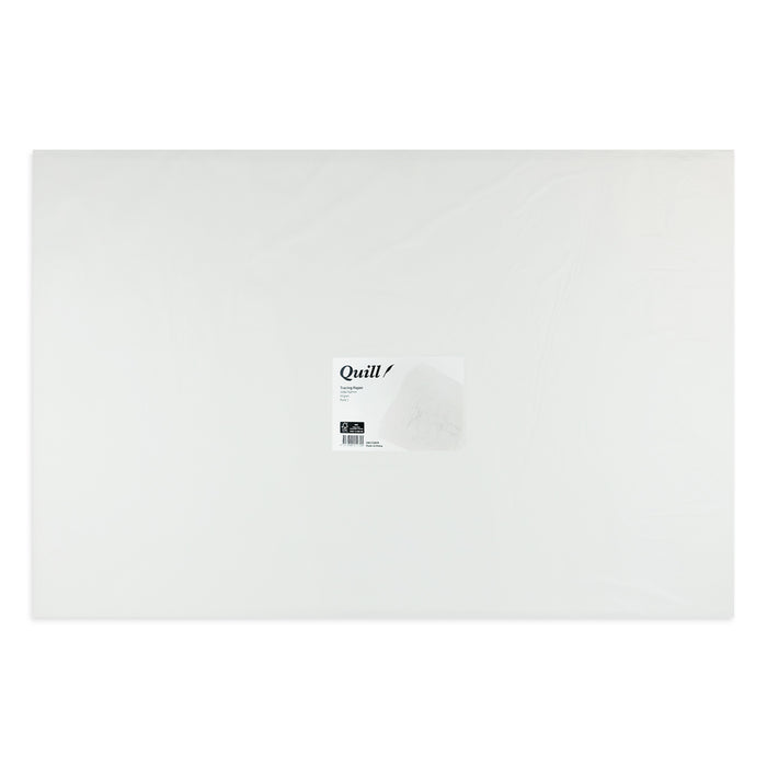 Quill Tracing Paper 60gsm 508 x 762mm Pack 5 White