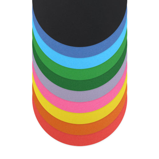 Quill Shapes Matte Circles 180mm Diameter 80gsm Pack 500 Assorted Colours