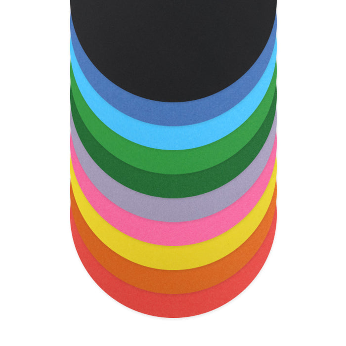 Quill Shapes Matte Circles 180mm Diameter 80gsm Pack 500 Assorted Colours