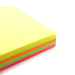 Quill Shapes Square 127mm 80gsm Pack 100 Fluoro Assorted