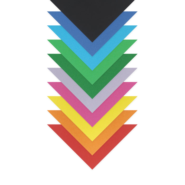 Quill Shapes Matte Triangles 125x125x180mm 80gsm Pack 360 Assorted Colours