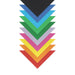 Quill Shapes Matte Triangles 125x125x180mm 80gsm Pack 360 Assorted Colours