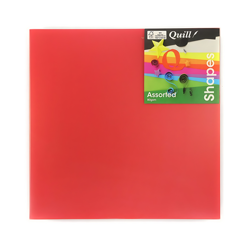 Quill Shapes Matte Squares 254mm Double Sided 80gsm Pack 360 Assorted Colours