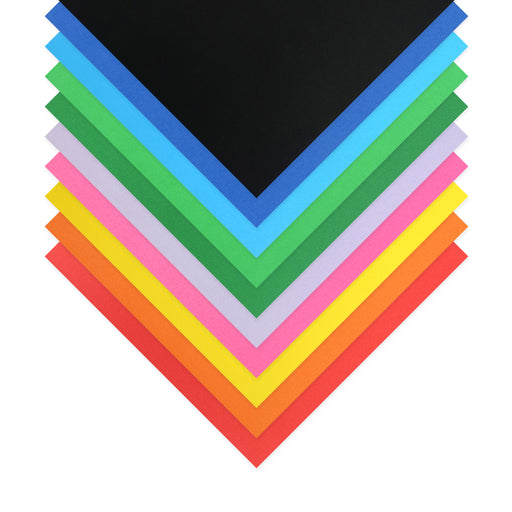 Quill Shapes Matte Squares 254mm Double Sided 80gsm Pack 360 Assorted Colours